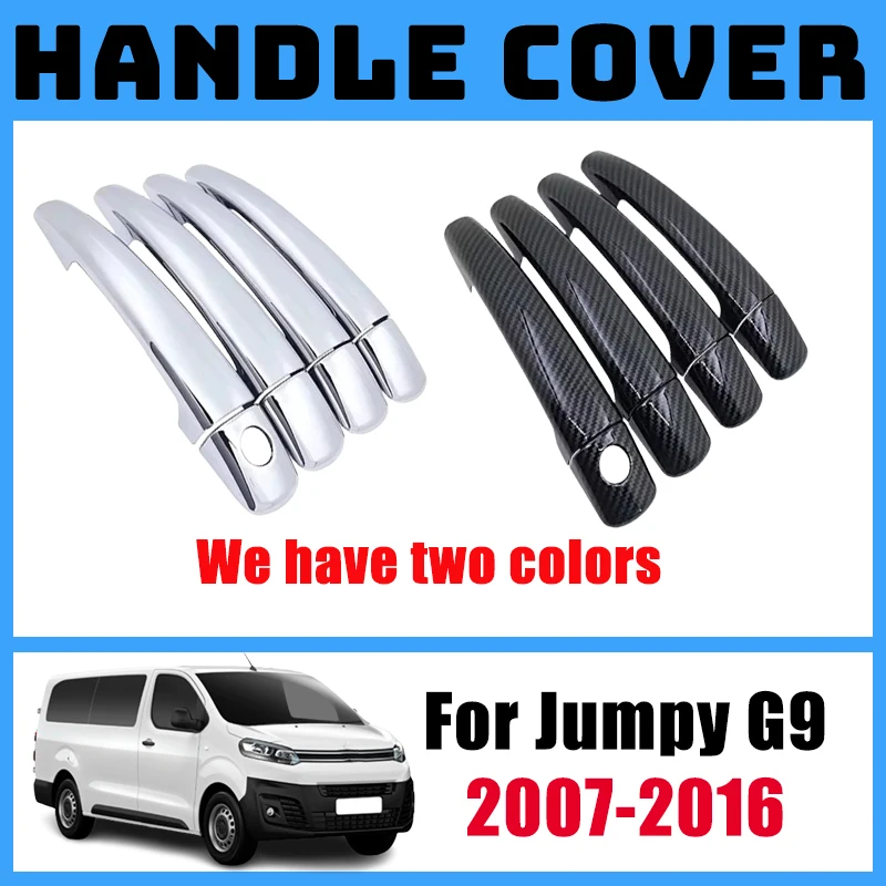 

Door Handle Cover For Citroen Jumpy G9 Dispatch 2007-2016 2010 2012 Rustproof Sticker Trim Styling Catch Gadgets Car Accessories