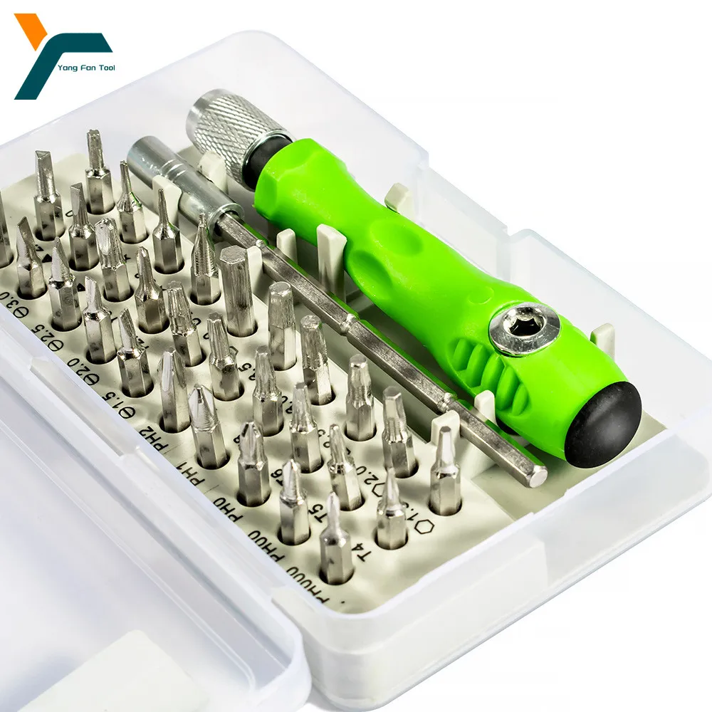 32 In 1 Screwdriver Set Magnetic Precision Screwdriver Bits Repair Torx Ratchet Screw Driver For Phone Laptop Non-slip Hand Tool