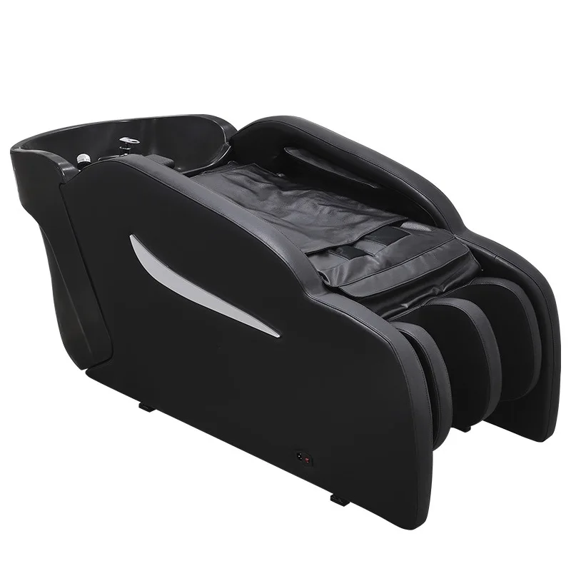 High-end intelligent electric massage shampoo bed barbershop special automatic fumigation salon hairdressing flushing massage ta