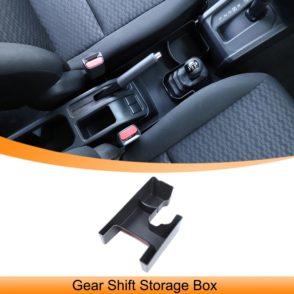 4WD Gear Shift Console Pocket Storage Box Organizer vassoio per Suzuki Jimny 2019 2020 2021 2022 2023 JB64 JB74 accessorio interno