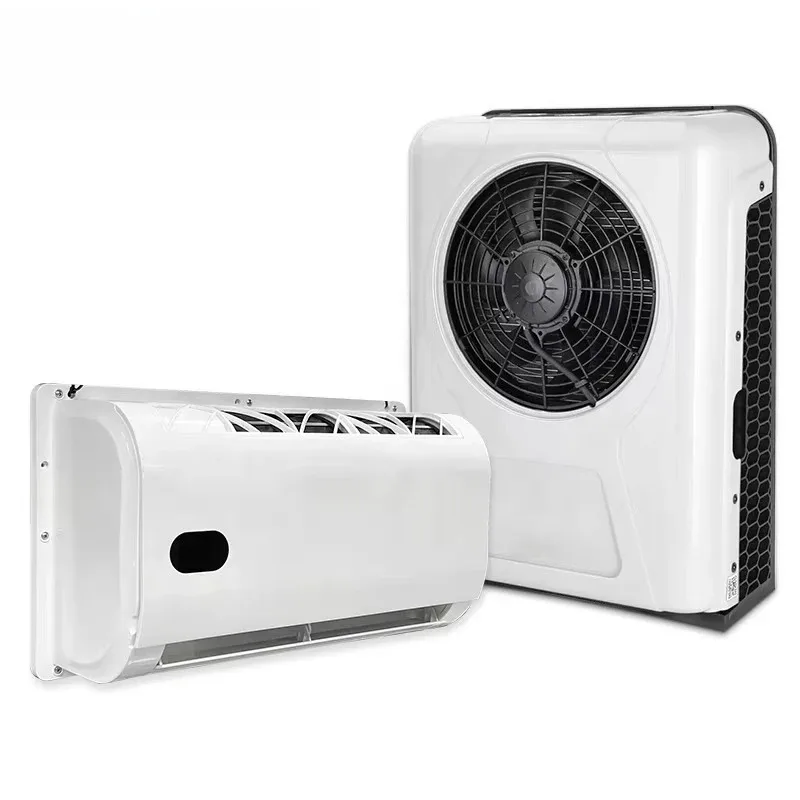Compresor de aire de 12/24 voltios, aire acondicionado eléctrico, Enfriador de estacionamiento, unidad Apu para camiones, RV, coche, Aire Acondicionado Para Camiones