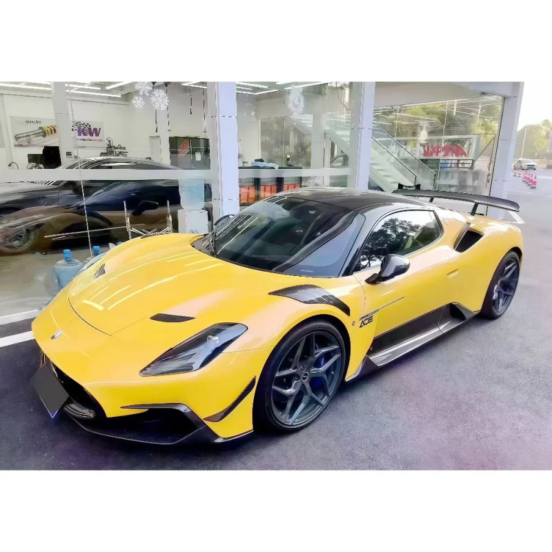 

Car Modification OD Style Carbon Fiber , Front Bumper Wind Blade Suitable For Maserati MC20