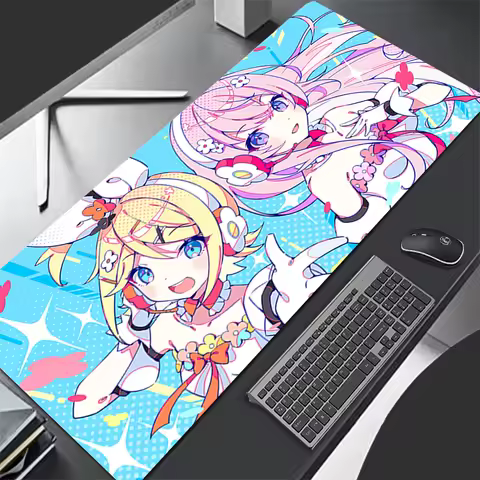 Mousepad Pattern Mouse Pad Desk Mat Computer Gaming P-project Sekai Stage Nightcord Keyboard Pad Rubber Mat Non Slip Mouse Mat