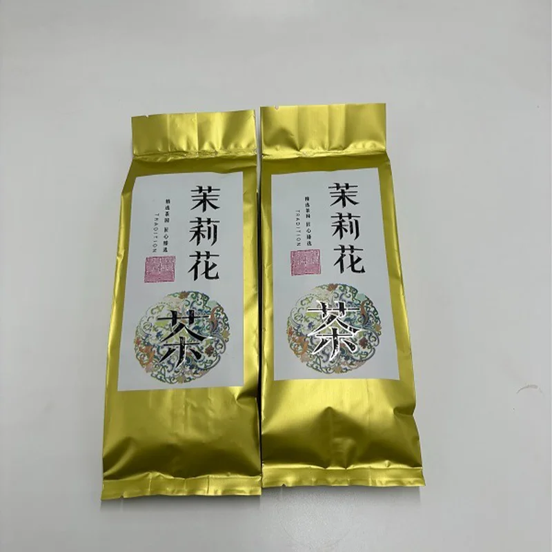 Thickened Jasmine Tea Iron Can Inner Bag Chinese Natural Jasmine Tea 125g/250g/500g Aluminum Foil Packaging Small No Packing Bag