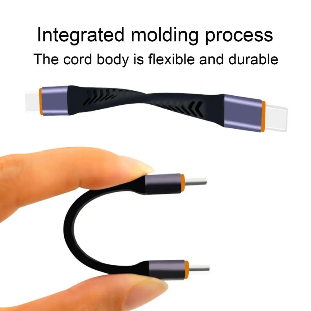 Cabo de Dados Tipo C para Tipo C, Transferência USB3.2 Gen2, Cabo de Disco Rígido, Cabo de Extensão USB3, Alta Velocidade 20G, Cabo de Carregamento Rápido