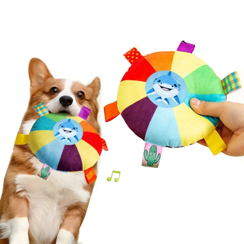 4PCS Interactive Ball Toys With Grab Tabs Dog Bite Chew Balls Pets Accessories Puppy Outdoor Training Soccer Pet