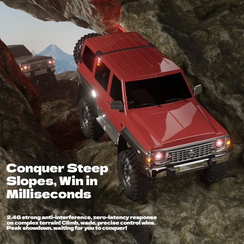 كوز الصنوبر الغابات دورية Y60 1/10 مقياس 4WD على الطرق الوعرة تسلق مركبة التحكم عن بعد الكهربائية RC نموذج محاكاة سيارة لعبة