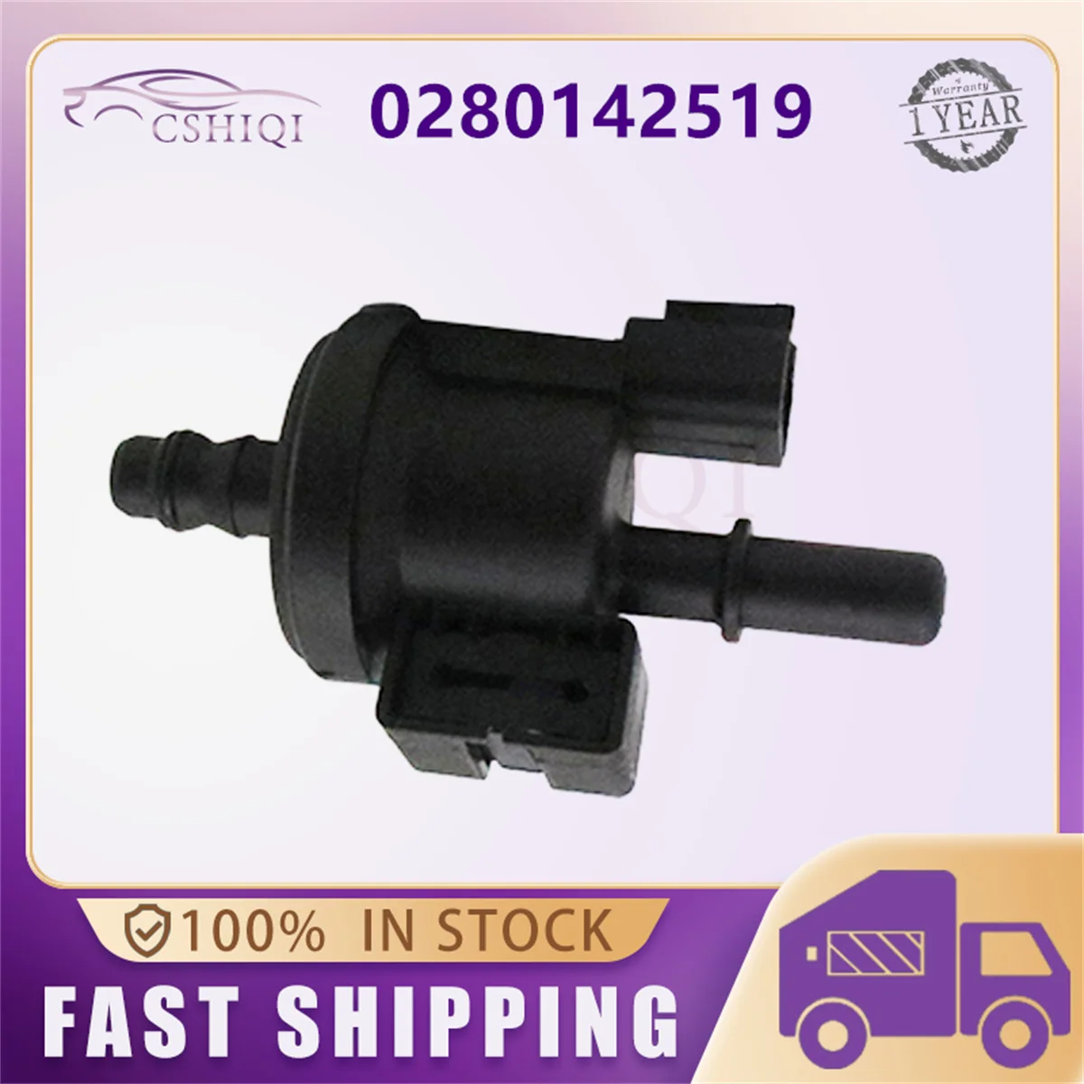 

0280142519 For Ford Fusion Lincoln MKZ 2.0L 2013 2014 2015 2016 Fuel Vapor Canister Purge Valve CU5A-9G886-AA DG9Z9D289A