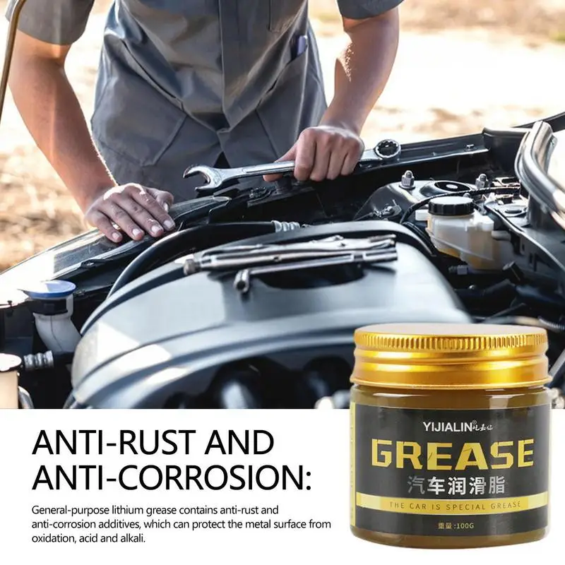 car Wheel Bearing Grease 100g High Temperature Wear-Resistant Lubricating Greas Marine Wheel Bearing Grease For Mechanical Gears