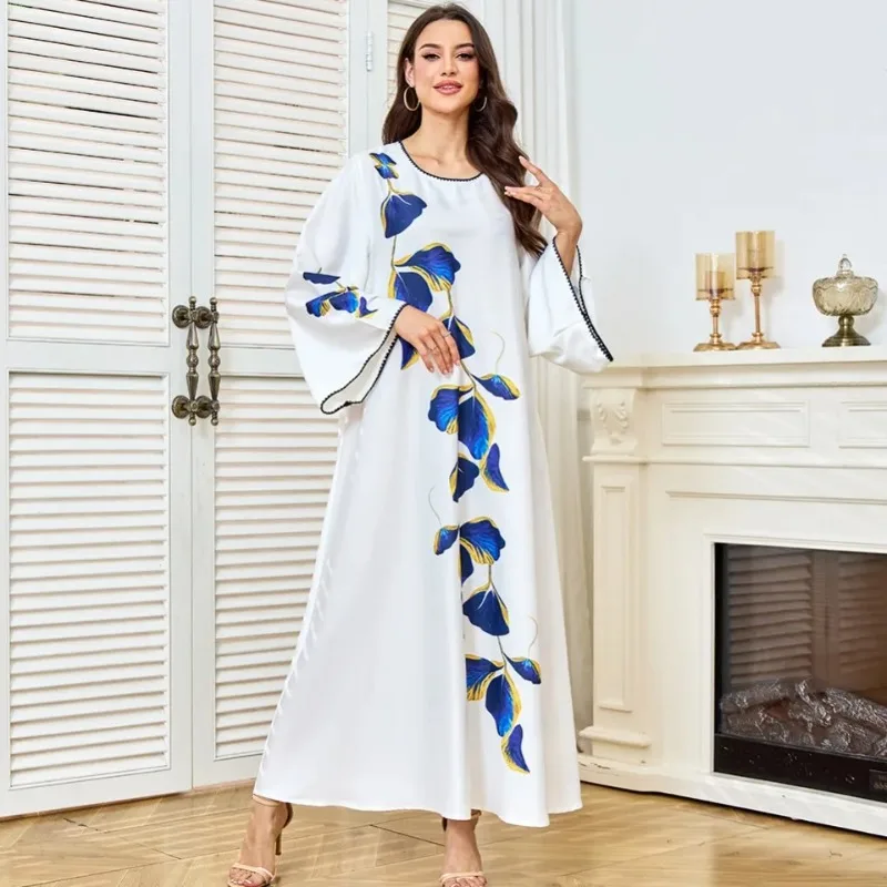 

African Dresses for Women 2026 Spring Autumn Fashion Long Sleeve Dashiki Abaya Maxi Dress Africa Clothes Ankara Dresses Outfits