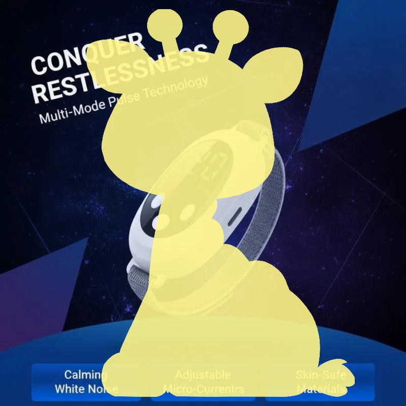 Intelligent Sleep Soothing Device Dual Adjustable Intensity Modes Effective to Improve Deep Sleep Quality