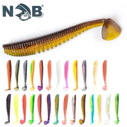 NGB Fishing Lures 75mm 100mm 125mm Artificial Baits Wobblers Soft Lures Shad Carp Silicone Fishing Soft Baits Tackle