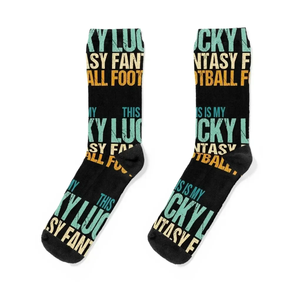 This is my lucky fantasy football shirt Do not wash Socks japanese fashion anti slip football ankle Socks Men Women's