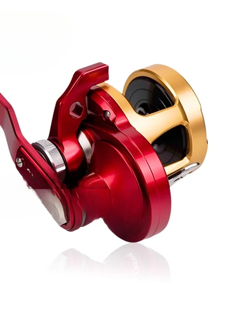 Submarine pressure sea fishing drum wheel limited deep sea boat fishing fast pumping slow shaking iron plate wheel