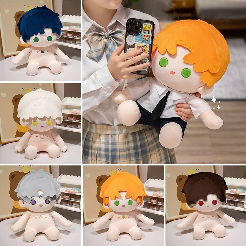 40cm Cute Anime Plush Idol  Doll With Clothes Light and Night Stuffed Figure Cotton Dolls Collect Gift for Boys Kids