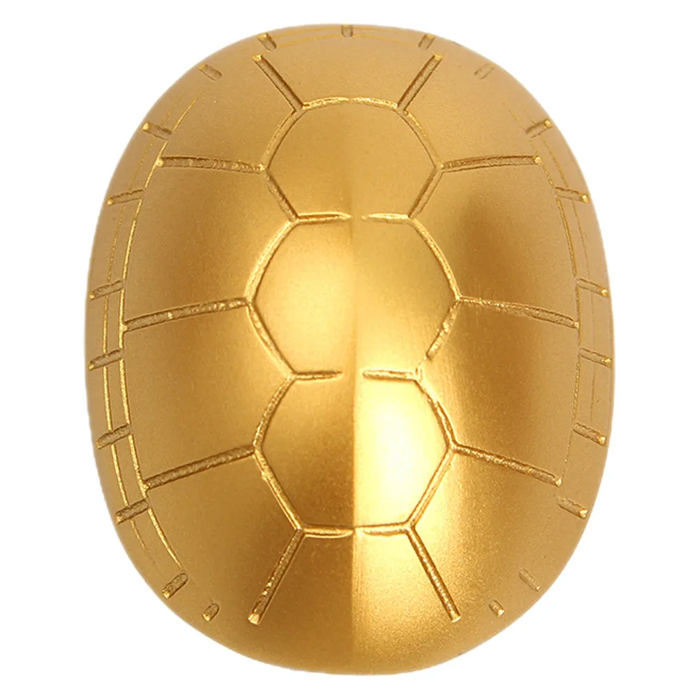 Brass Turtle Shell Artware Oriental Chinese Decor Home Office Living Room Bedroom Bookshelf TV Cabinet Nightstand Tabletop