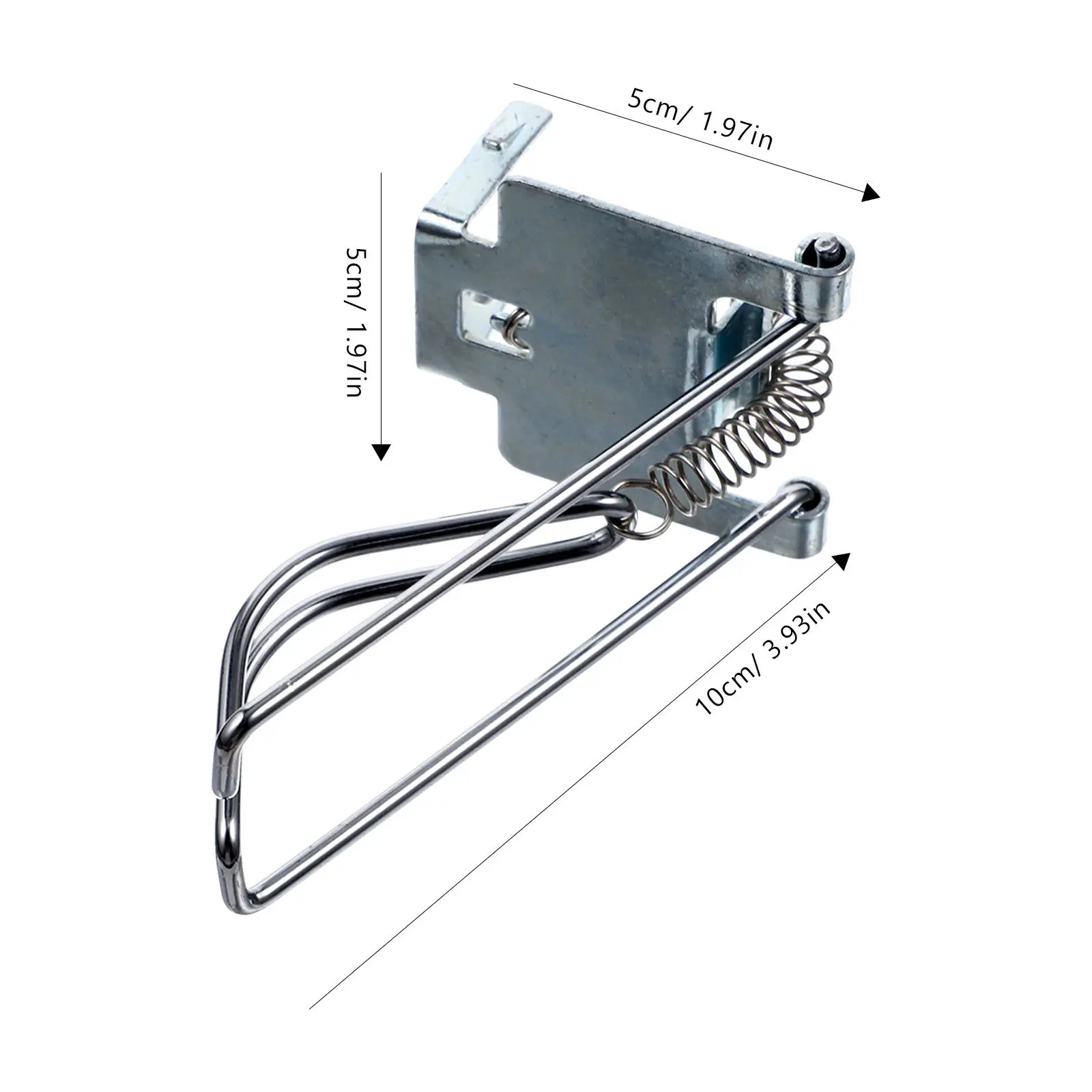 5Pcs Cash Register Money Clips Metal Spring Loaded Cashier Drawer Insert Replacement Clips Secure Bill Organizer Cash Tray
