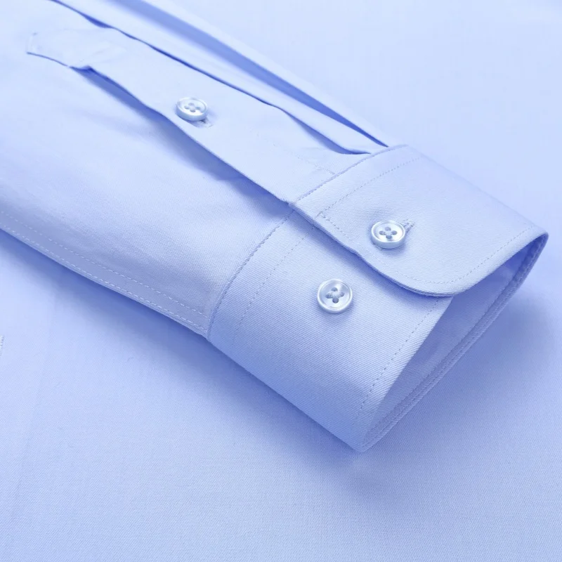 8XL Modal Men's Shirt Long Sleeve Formal Easy Care Anti-Wrinkle Office Work White Shirt Men Long Sleeve Slim Fit Casual