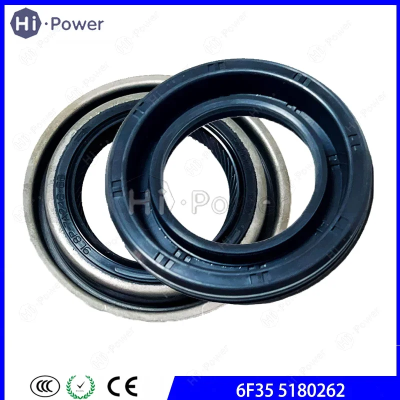 

2PCS 6F35 Automatic Transmission Pump Oil Seal FD8P7A248AA 5180262 For CRUZE GM Gearbox Oil Pump Seal
