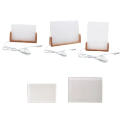 Sublimation Acrylic Blank Picture Frame with LED Light for Photography Display