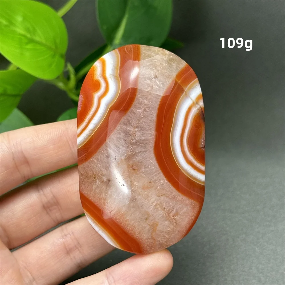 Natural Red Agate Palm Play Polishing Craft Reiki Treatment Meditation Energy Home Feng Shui Decoration Gift