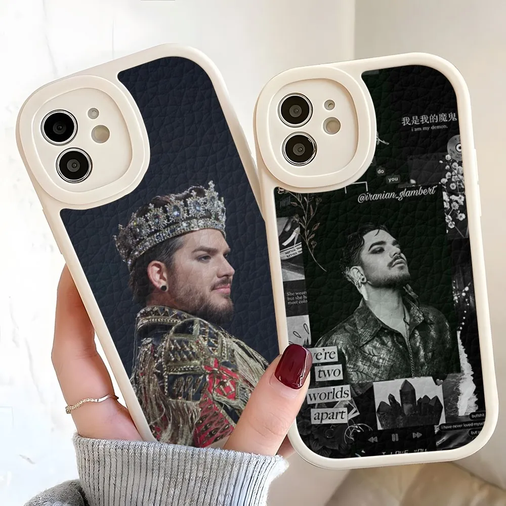 Adam Lambert Phone Case For Iphone 15 14 12 13 Pro Max 11 Mini X Xr Xs Puls Lambskin Silicone Cover