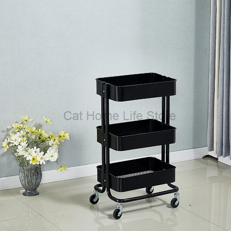 American Style Multifunctional Trolley Storable Barber Shop Designer Trolley Modern Beauty Salon Furniture Skjuta En Vagn HBSC