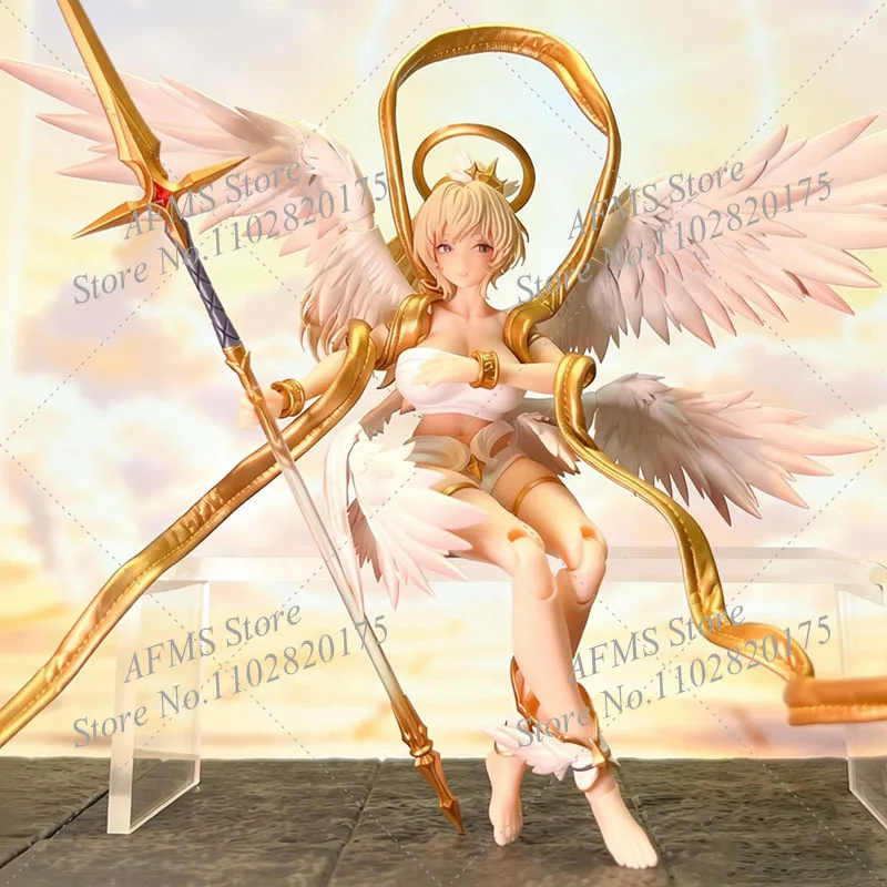 Snail Shell 1/12 Women Soldier  Angel Angela Golden Ribbon Scarf Skirt Clothes Accessory Fit 6Inch Action Figure Dolls Body view 2
