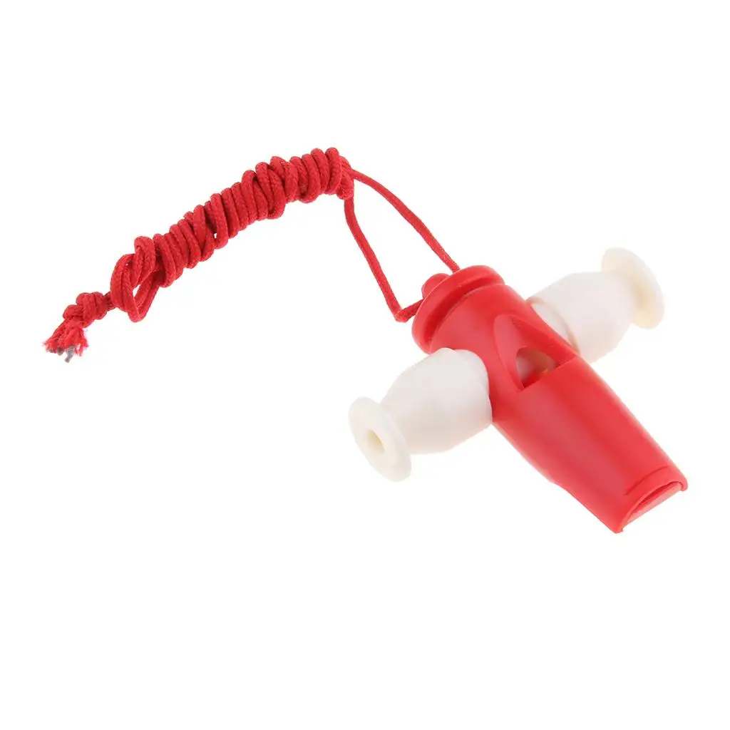 Durable Tri- Samba Whistle with Rope Percussion Instrument for