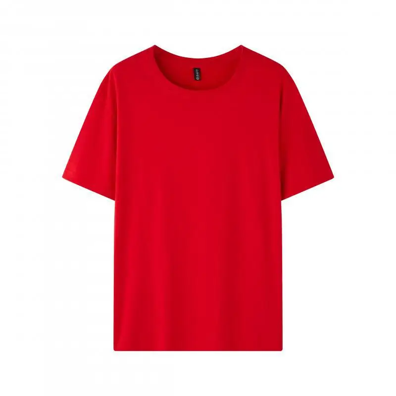 

Хлопковая футболка с коротким рукавом для мужчин, свободная однотонная базовая рубашка с круглым вырезом, мужские футболки с половиной рукавов