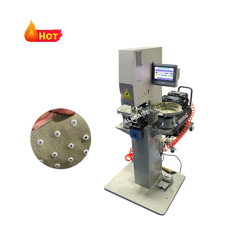New Automatic Plastic Metal Snap Button Machine Strong Pressure Stable Button Riveting Multifunction Press Button Riveter