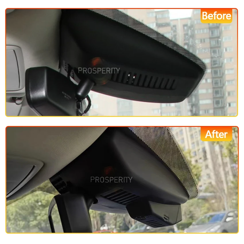 Immagine 3: Dash Cam 4K con supporto per tetto apribile per Mazda CX-5 CX-3 CX-8 (2017-2024), Telecamera DVR per auto wireless WiFi OEM, Dashcam compatibile con guida a sinistra