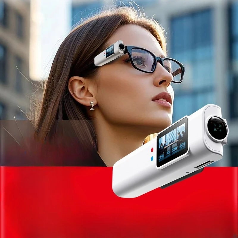 Glasses sports camera 1080P high definition WIFI mobile phone interconnection audio and video head-mounted sports camera