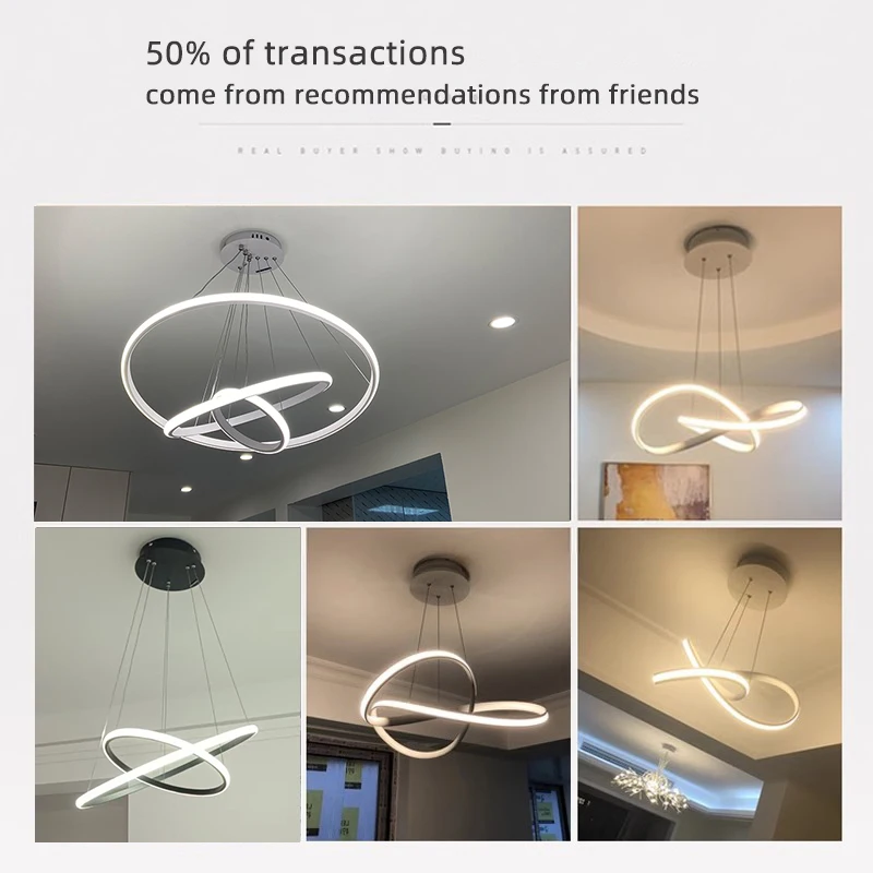 Moderne LED Esszimmer Anhänger Lichter Nordic Esstisch Decke Kronleuchter Wohnzimmer Schlafzimmer Lampe Hause Innen Dekor Leuchten