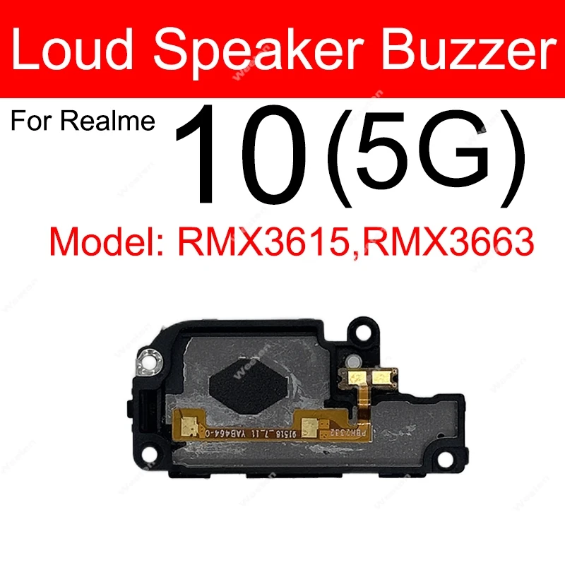 Loud Speaker Buzzer For Realme 10 11 Pro Plus 10S 10T 11X 12X 12 Pro Plus 4G 5G Loud Speaker Buzzer Ringer Flex Cable Repair