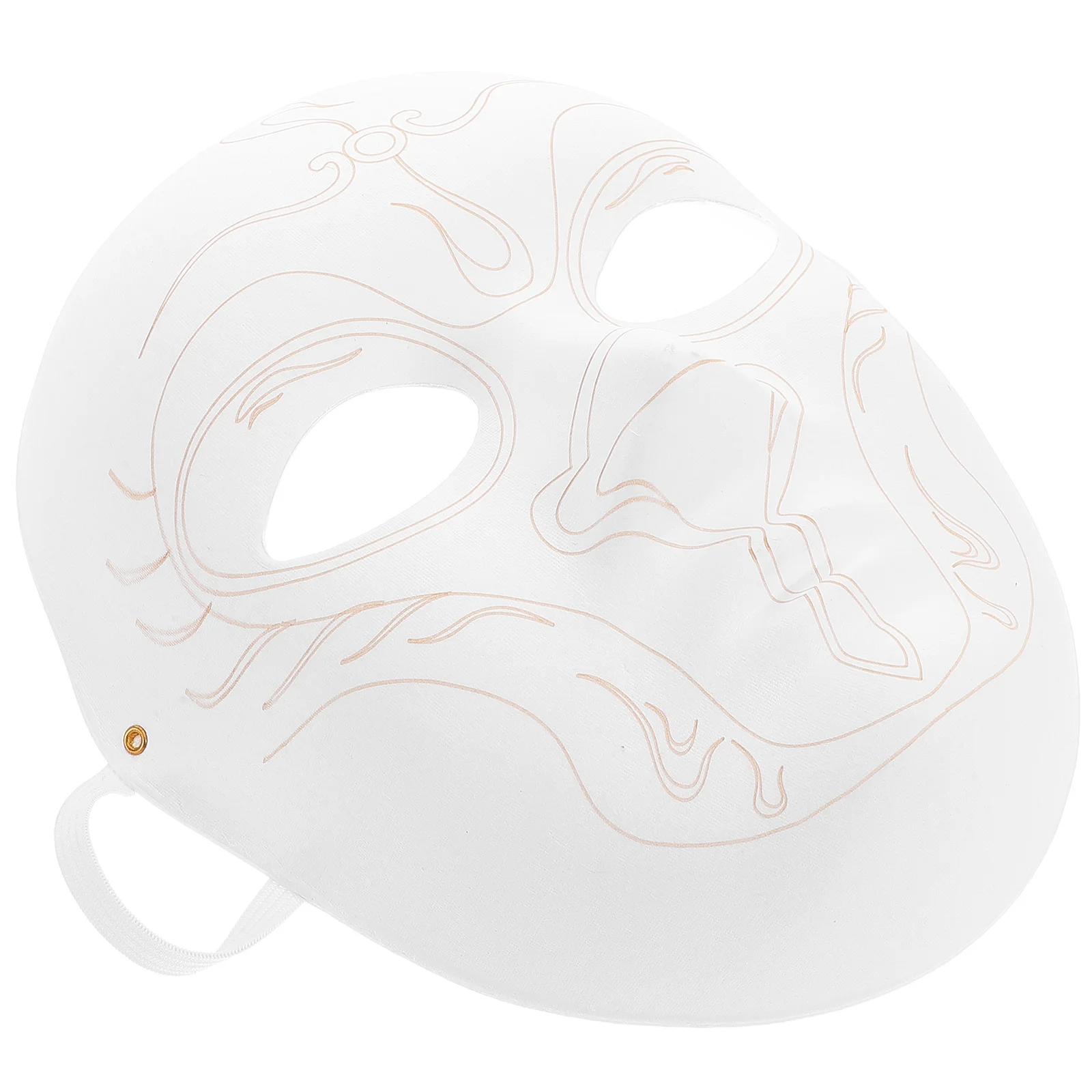 

Paper Mask Blank Paintable DIY Costume Mask Halloween Party Cosplay Decoration Halloween Masks