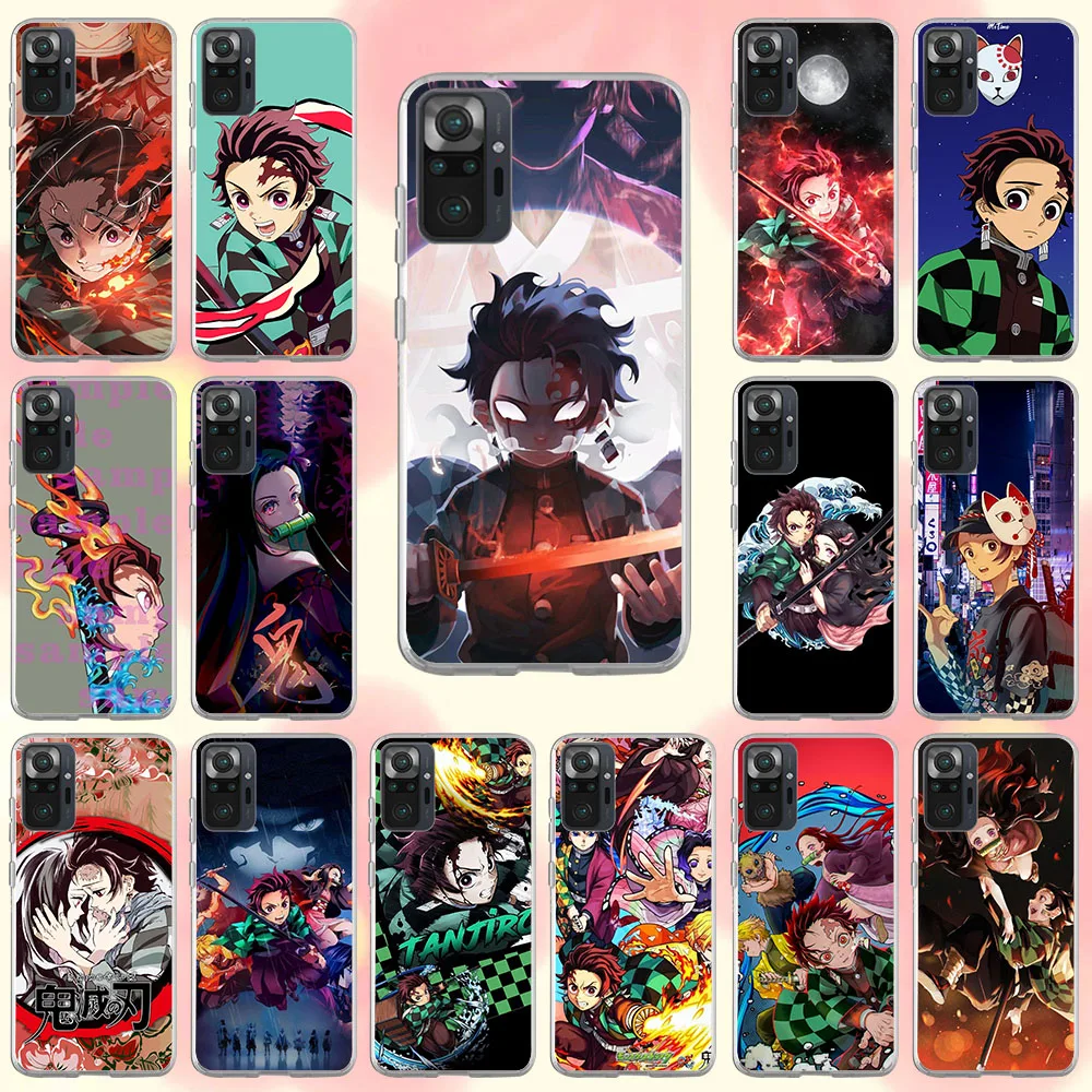 HZ-66 Tanjiro Kamado Soft Case For Moto One Zoom Action Hyper Macro Vision E4 E5 G6 G7 Fusion Play Plus Power