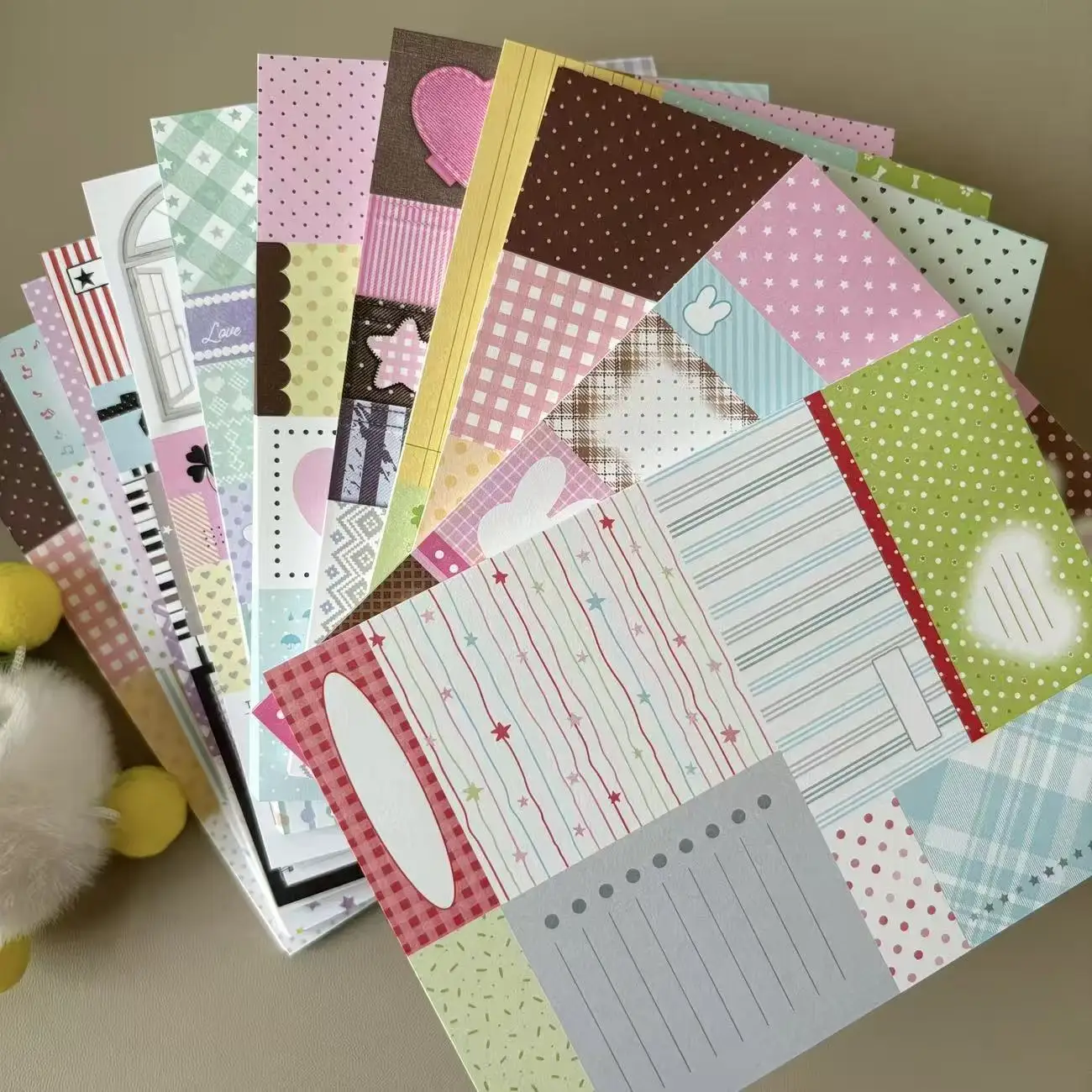 

48Pc Mix Note New Cute Retro Korean Simple Note Pad Tearable Note Handbook Material Paper Ins Style Material Student Gift 2026