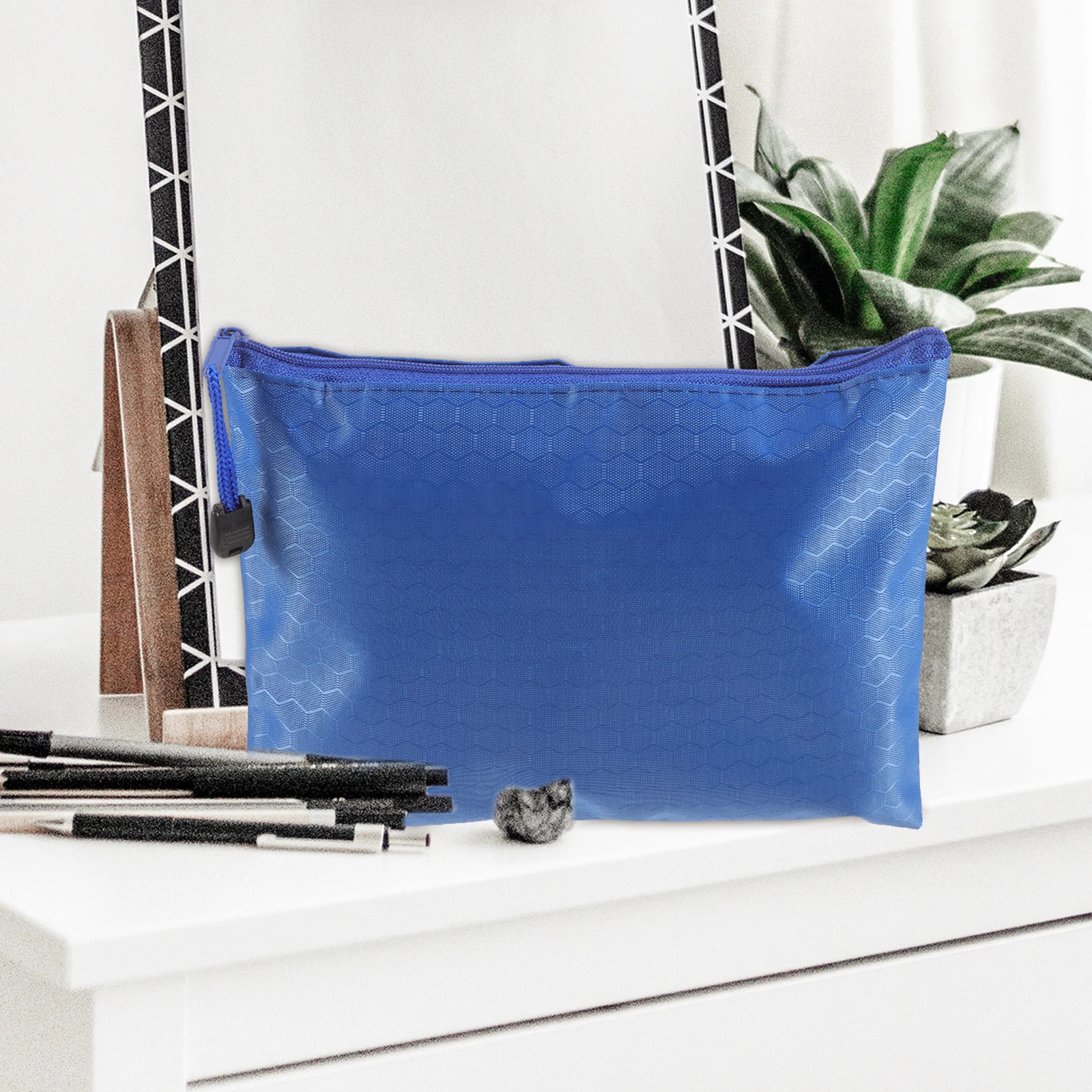 

Multifunctional Pottery Tools Bag Zipper File Bag Tool Storage Pouch Rope Ring Reusable Heavy Duty Organizer For Pens