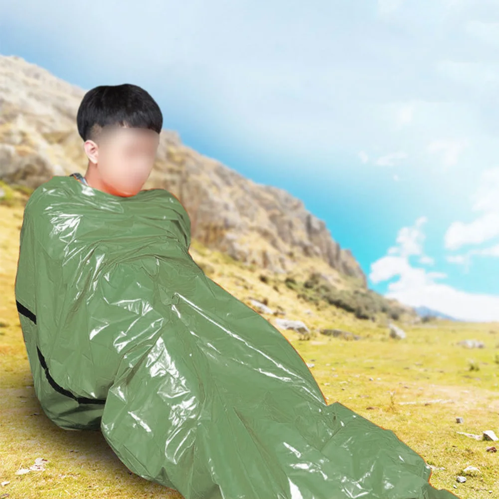 1-6 قطعة المحمولة مقاوم للماء الطوارئ بقاء كيس النوم في الهواء الطلق Edc التخييم التزلج والعتاد كيس حراري الإسعافات الأولية مجموعة الإنقاذ Myl #4