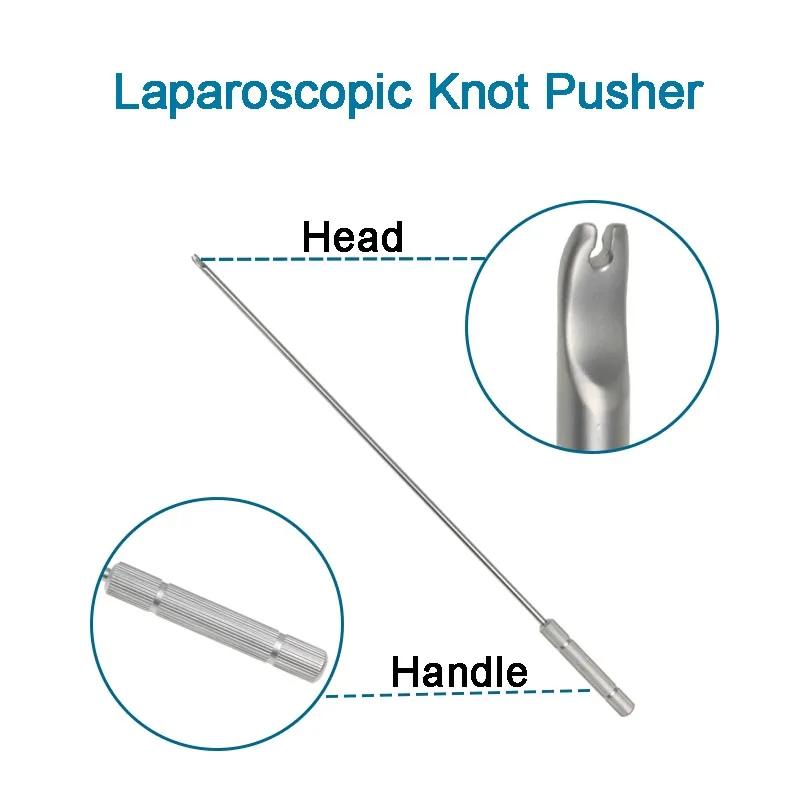 

Laparoscopic Knot Pusher Laparoscopic Instruments Stainless Steel Laparoscopy Surgery Simulation Training Tools