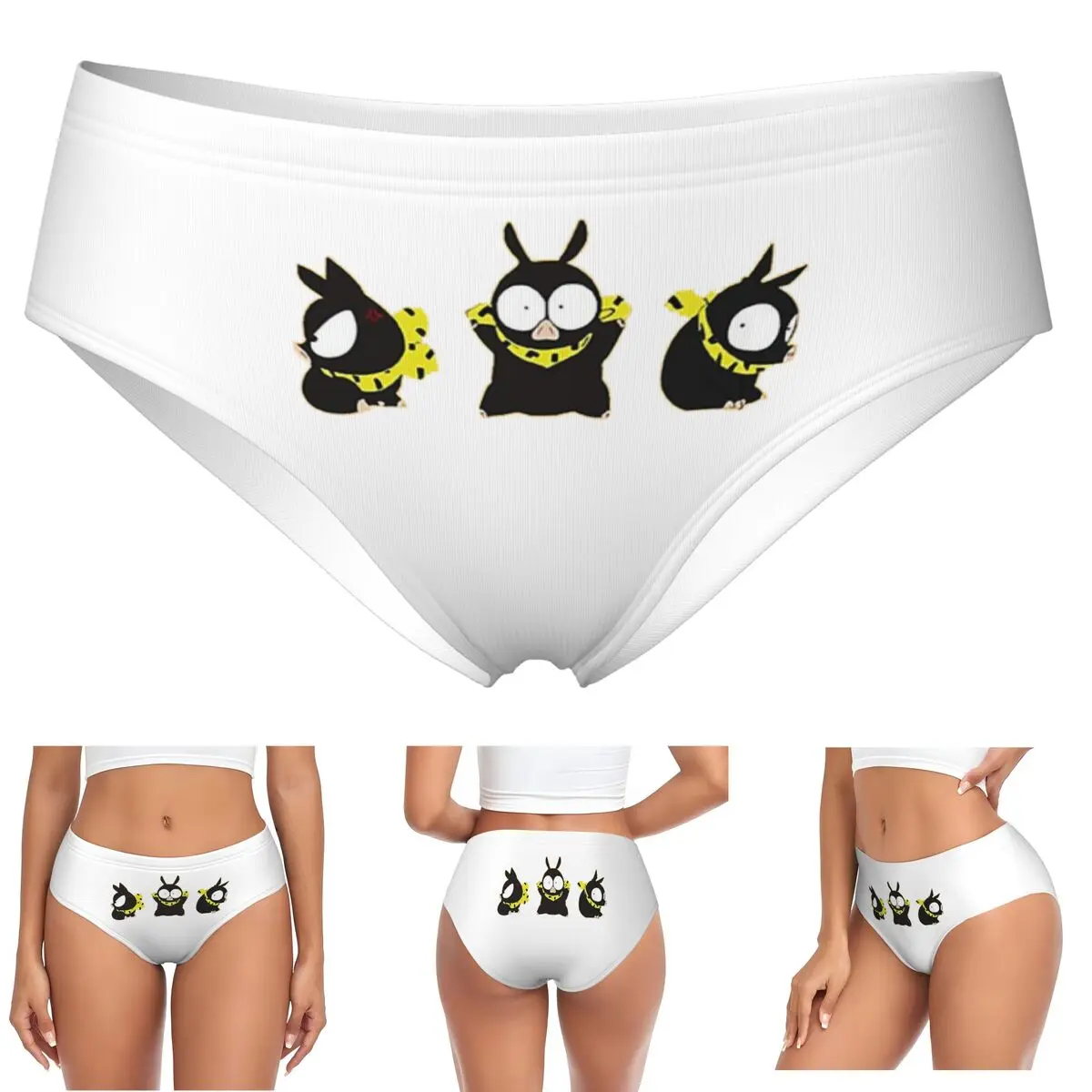 Custom P Chan Ranma Panties Briefs Women's Comfort Briefs Underwear Breathable Female Underpants