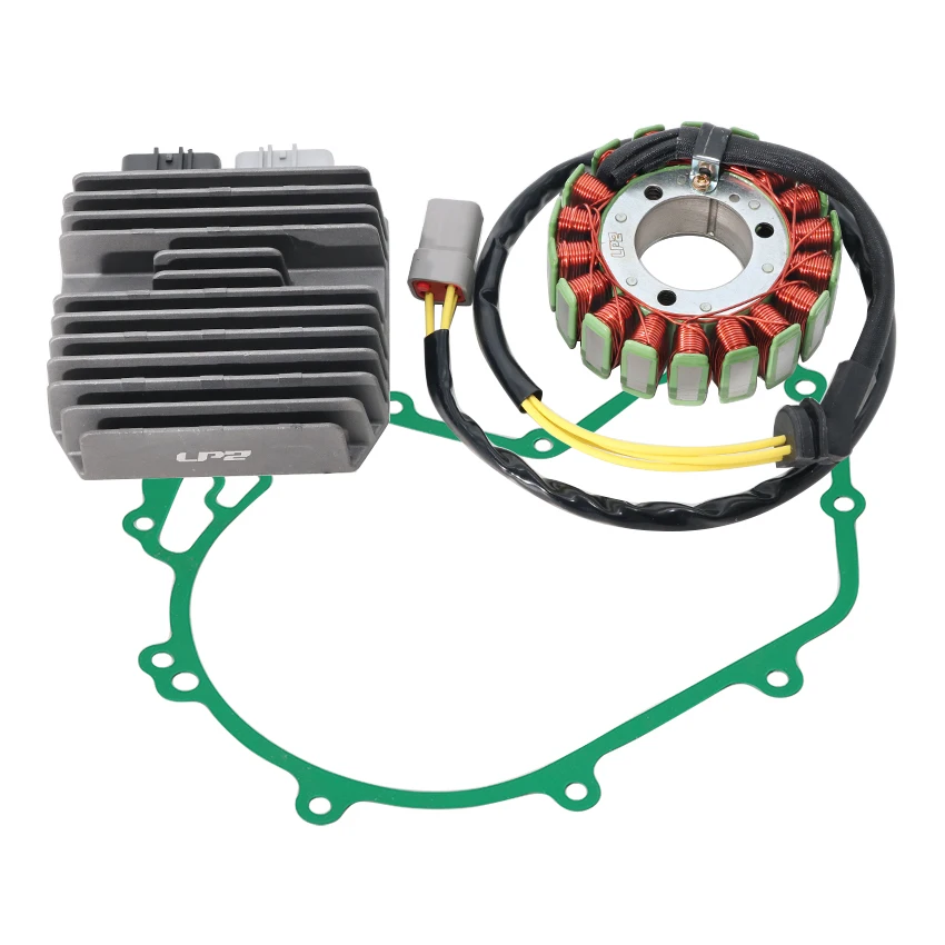 Regulator Rectifier+Ignition Stator Coil+Cover Gasket For Can-Am Outlander 650 Renagade 650 OEM:420296907 710005842 420651200