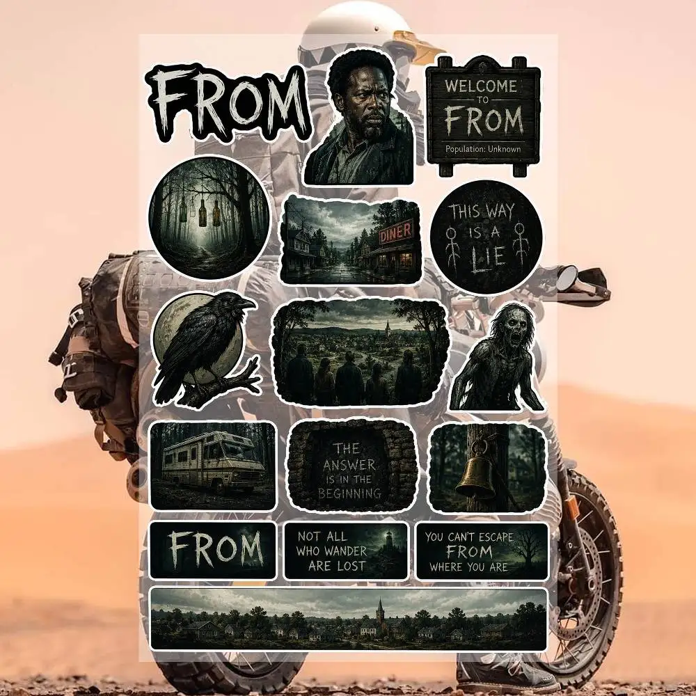 TV series From Aesthetic Graffiti Stickers Waterproof PVC Decals for Car Motorcycle Skateboard Helmet Notebook