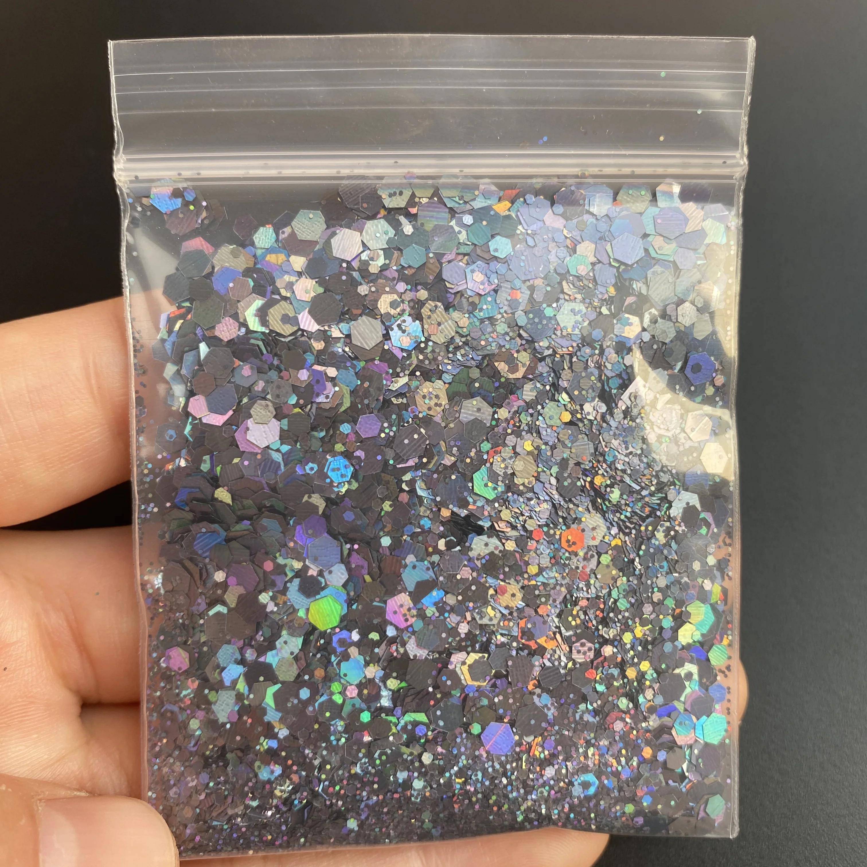 10 G/zak Groothandel Polyester Nagel Dikke Pailletten Holografische Glitter Bulk Voor Decoraties