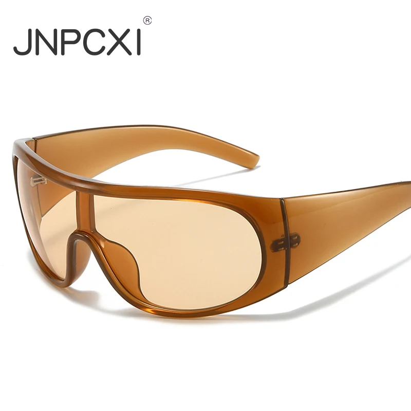 JNPCXI Oversized Sports Cycling Goggles Riding Sunglasses for Men Women UV400 Sun Glasses Eyewear for Outdoor Activities