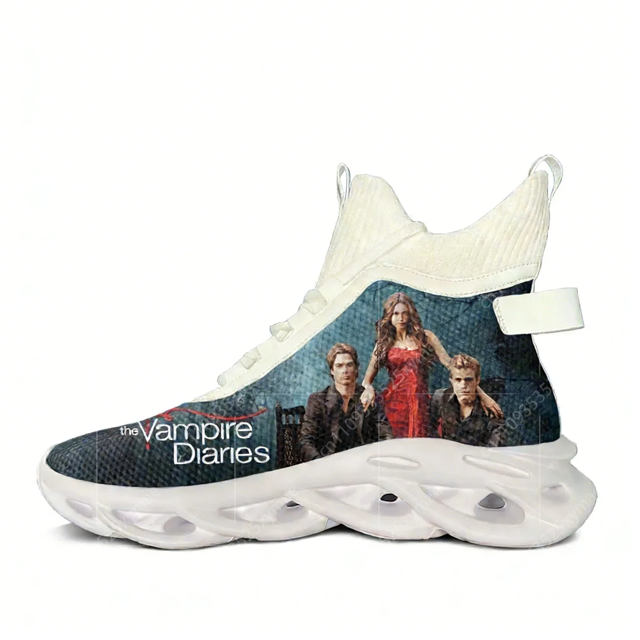 

Кроссовки The Vampire Diaries High Top Flats Damon Salvatore для мужчин и женщин, походные кроссовки, обувь для путешествий и альпинизма, кроссовки для бега