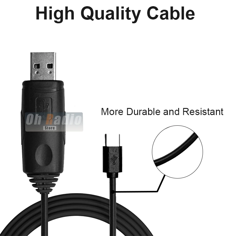 USB Programming Cable Type-C Interface CH340 Chip Support Win11 For Iradio UV-98 Plus UV-99 R5000 R6000 R80 RT-880 Two Way Radio view 4