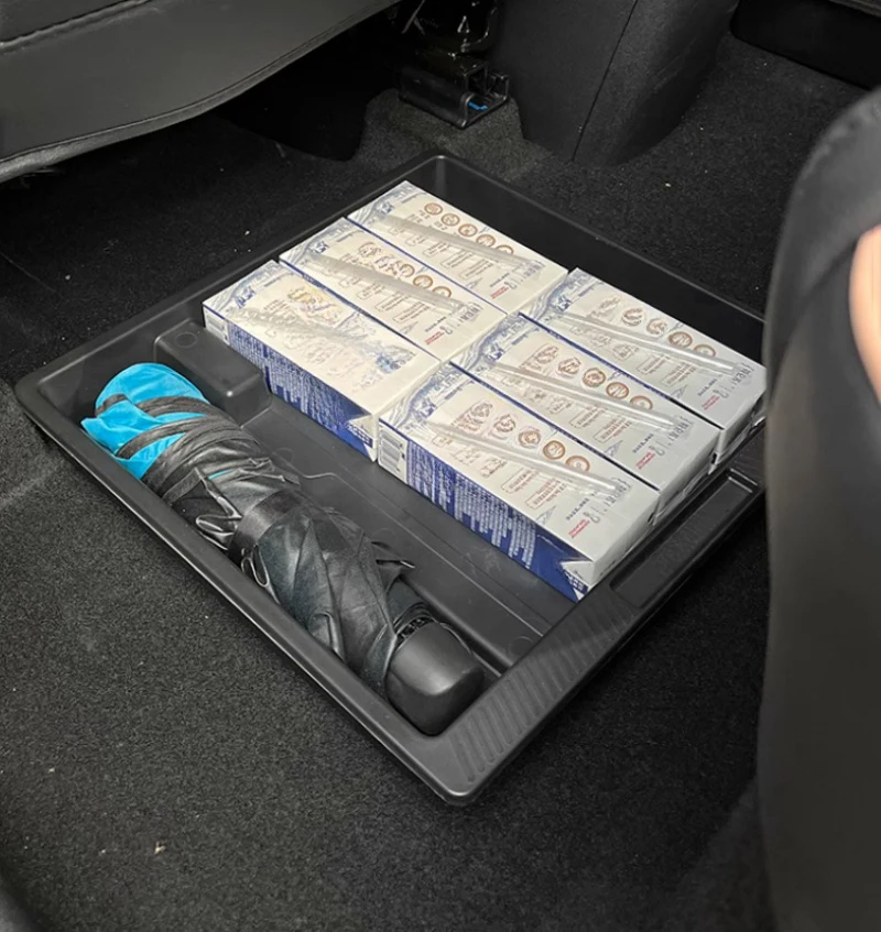 Car Under Seat Storage Box Fit for BYD Seagull Under Seat Storage Box Bottom Storage Box Magic Box Car Interior Supplies