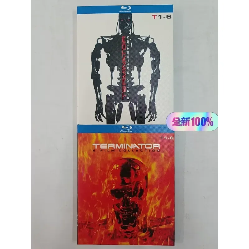 Terminator Six Top and Bottom Blu-ray BD Disc High Definition Movie Collection